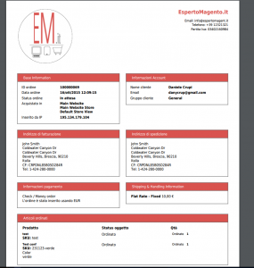 stampa-ordine-magento