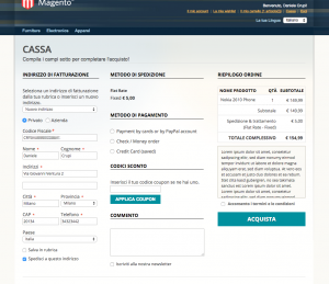 codice fiscale / partita iva magento